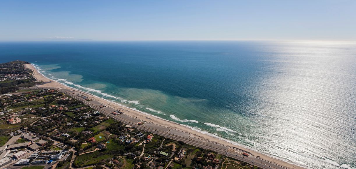 Zuma Beach in Malibu, One of the Largest and Most Popular Beaches