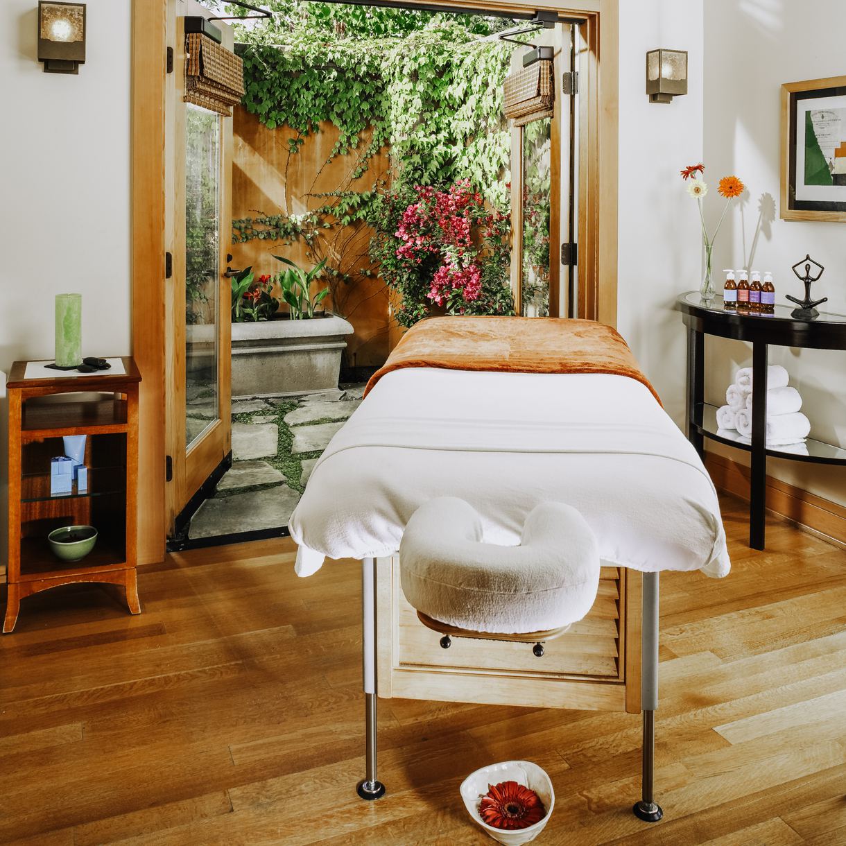 Get pampered with an aromatherapy massage.
