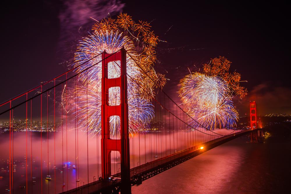 fourth of july fireworks sf bay area