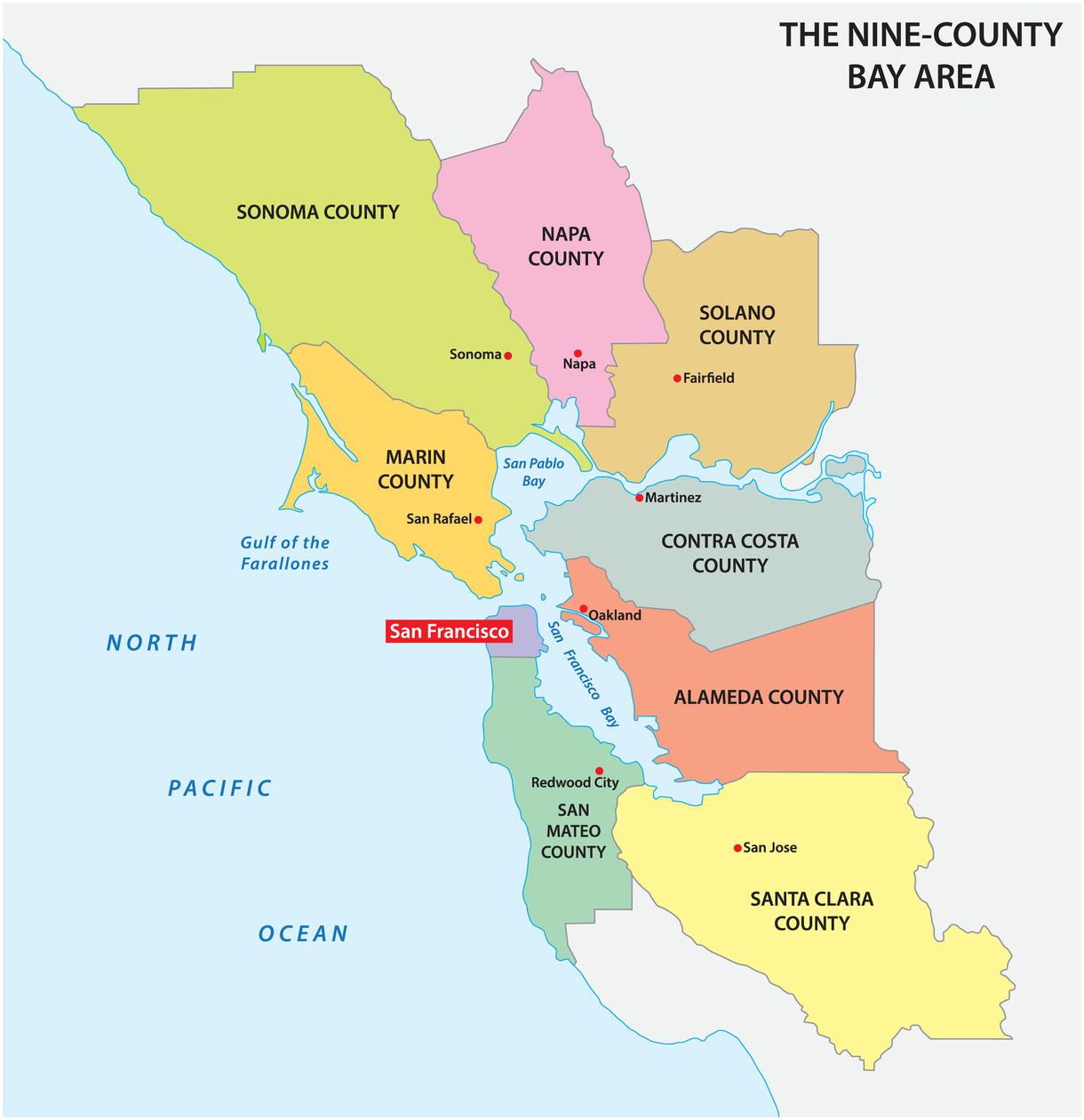 What Cities Make Up the Bay Area?