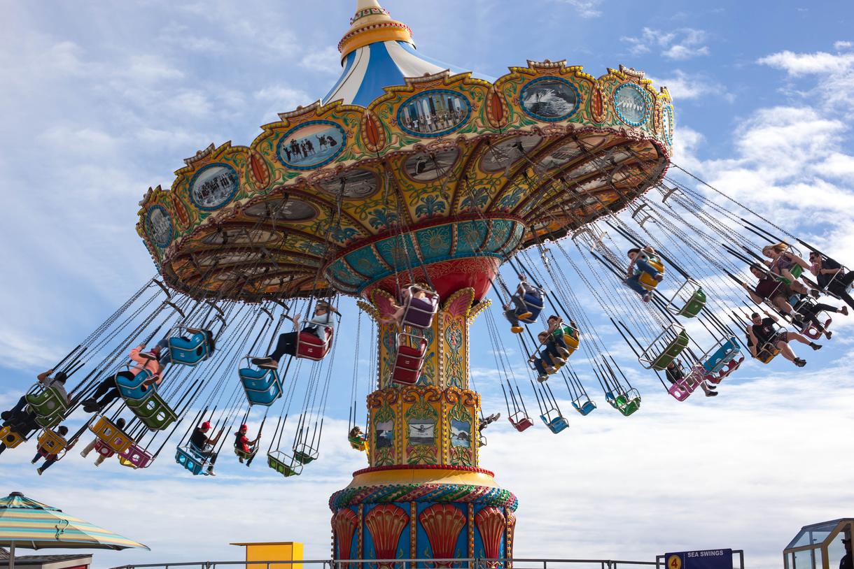 Santa Cruz Beach Boardwalk Amusement Park - California's Classic