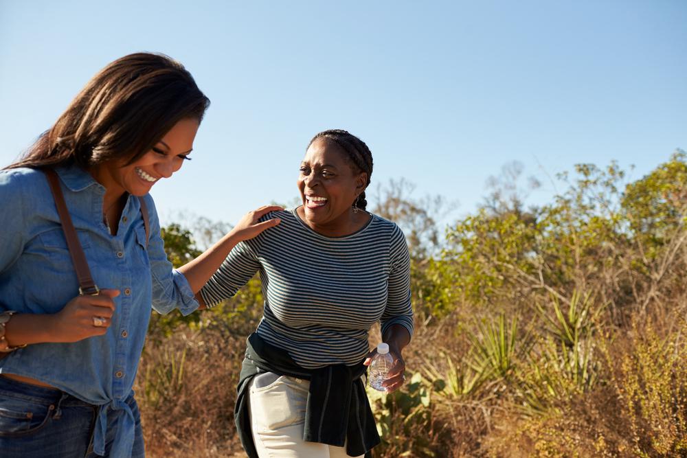 Mother daughter shop hiking trips