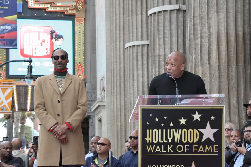 Snoop Dogg Speech Hollywood Walk of Fame Rap Lyrics Art 