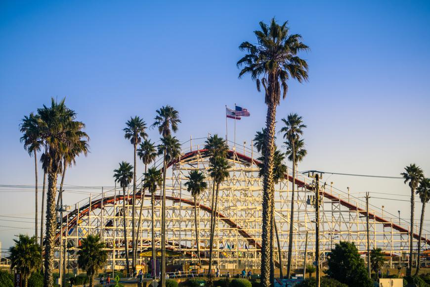 Santa Cruz Beach Boardwalk Amusement Park - California's Classic