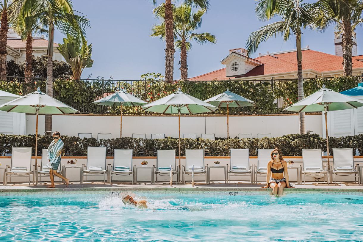 The Beach Village pool.