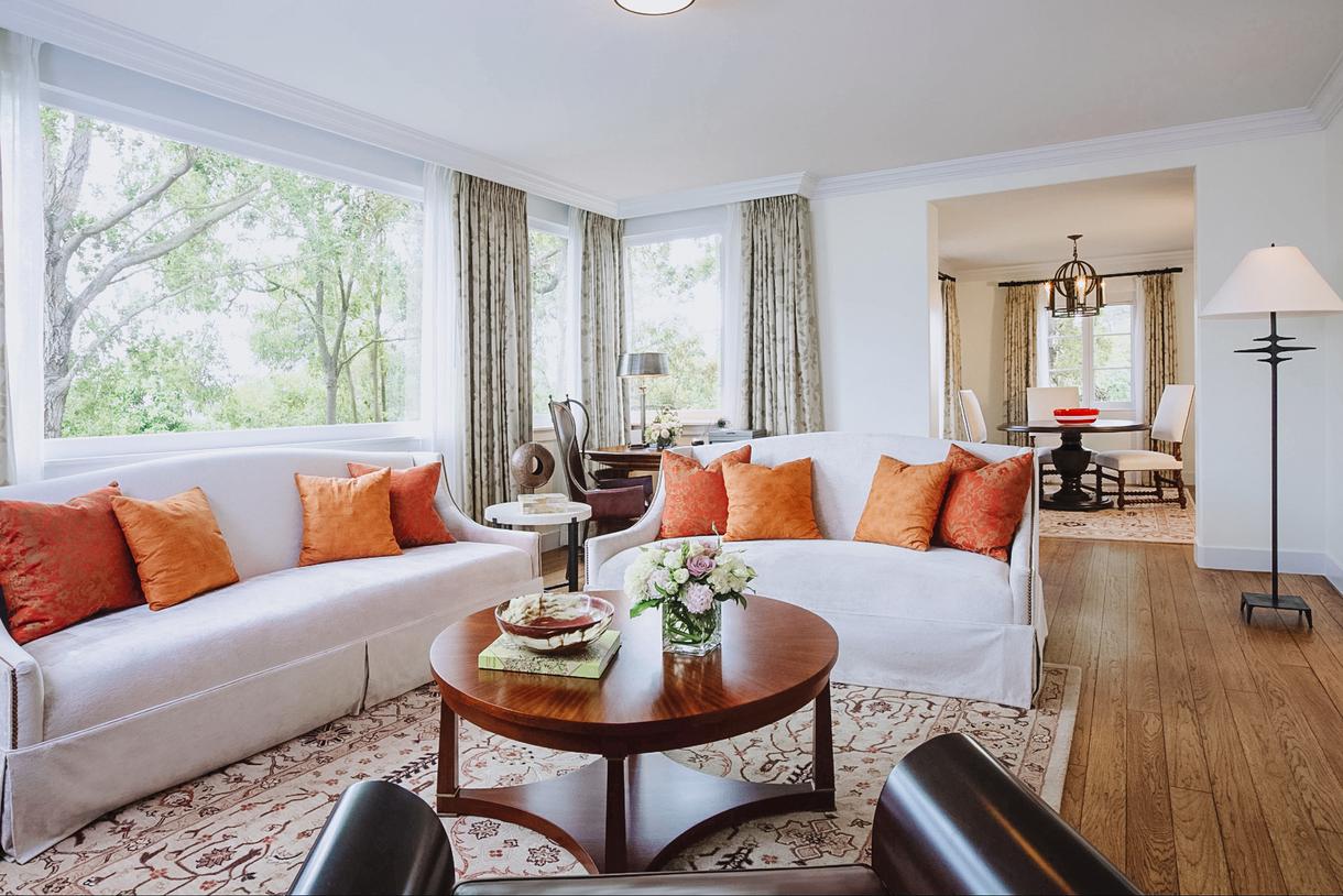 Relax in a sumptuous, spacious suite.