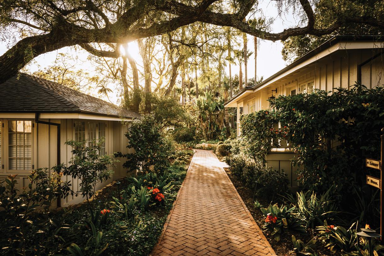 Stroll along the scenic walkways and lush gardens.