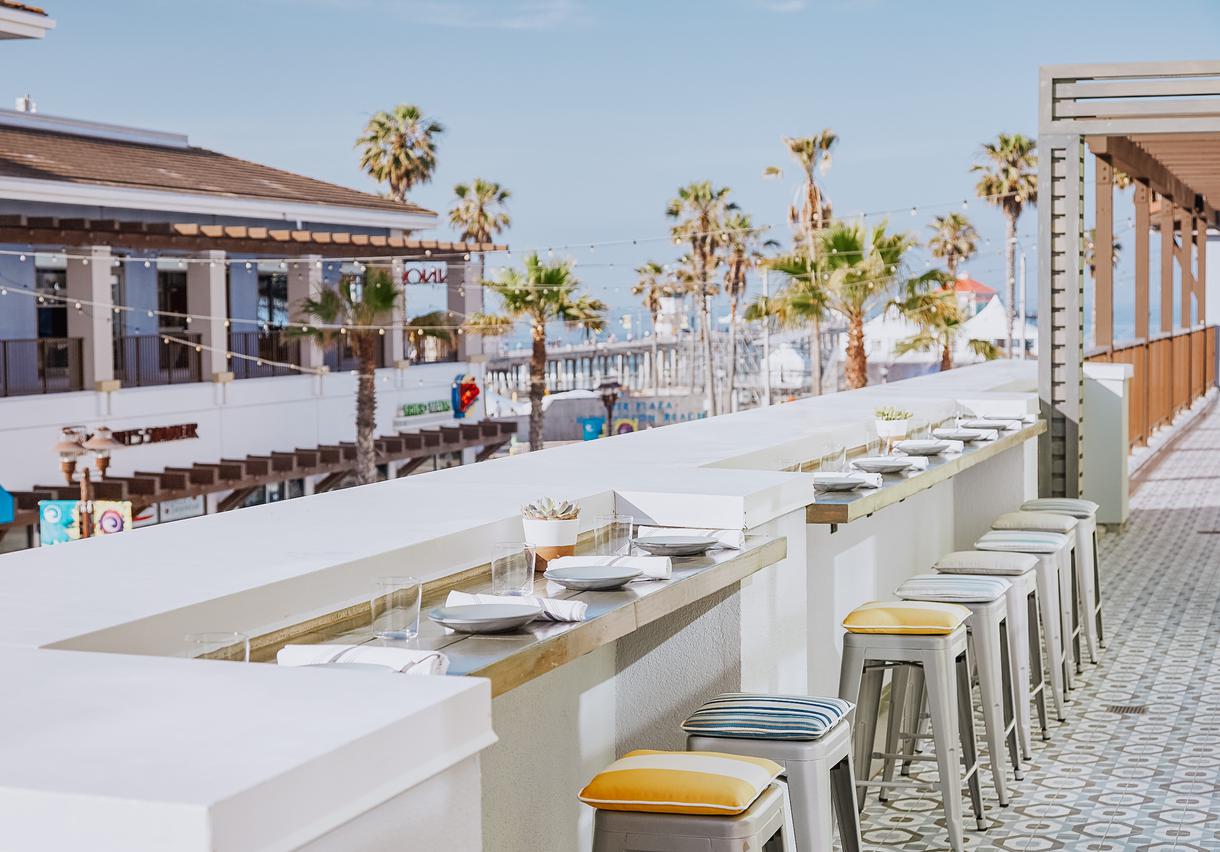 Enjoy the views while savoring a snack.