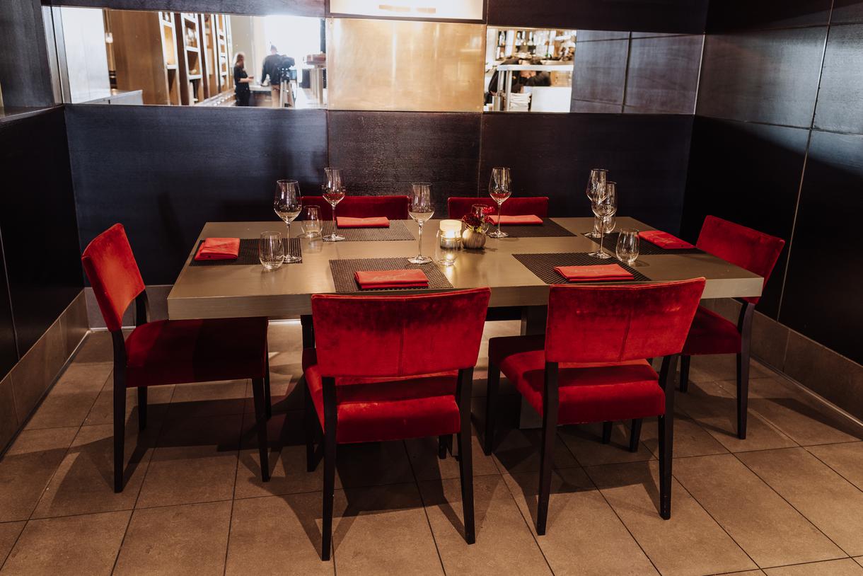 Diners can reserve tables for private parties and large groups.